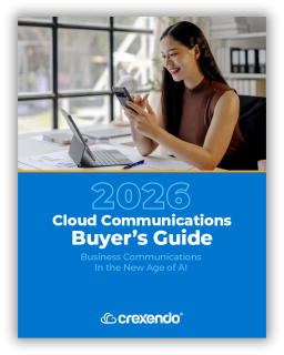 Crexendo - eBook - 2026 Cloud Communications Buyer's Guide - Cover Mockup2